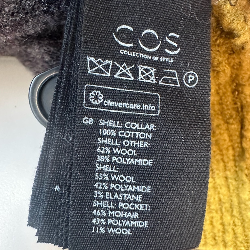 COS Multicolor Color Block V-Neck Cardigan - Picture 9 of 10